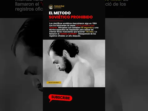 ¿Por qué la URSS escondió este método en 1965? #historia #shorts #curiosidades