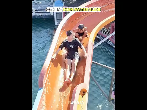 Normal Doin Water Slide VS last one 🔥☠️