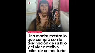 🛒👩 👦 ¡Hizo compras con la asignación de su hijo y estalló el debate en las redes! 🇦🇷 | #QUEPASASALTA