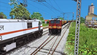 TWO TRAINS CROSSING AT SAME TRACK #11 | BUMPY RAILROAD | Train Simulator | Railworks 3 | ATG GAMERZ