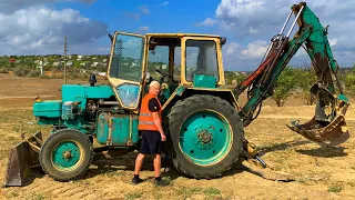 Dima memperbaiki traktor dan mengendarai jip AMG 63