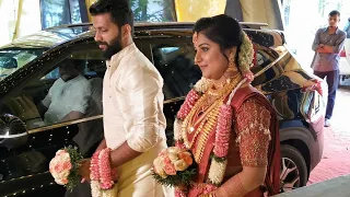 വലതു കാൽ വെച്ച് അപ്പു വരന്റെ വീട്ടിലേക്ക് | Serial Actress Raksha Raj Marriage