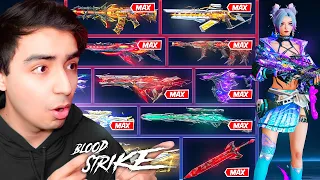 SÓLO PUEDO USAR COSAS ETERNAS al NIVEL MÁXIMO en BLOODSTRIKE! / RETO UN SÓLO COLOR / Orla22