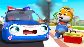 Police Car's Little Helper | Fire Truck, Police Car🚒🚓 | Cartoon for Kids | BabyBus - Cars World