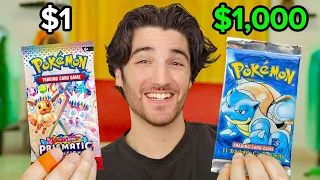 $1 vs $1000 Pokemon Pack