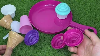 فتح مجموعة ألعاب بان كيك والأيس كريم 😊🧁🍦🍨🍡🍭😍