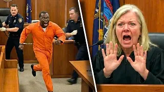 Defendants Who RUSHED The JUDGE In Court...