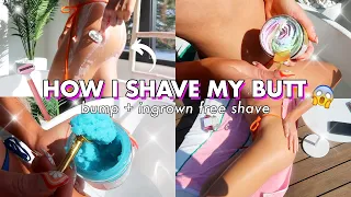 How To Shave Your Butt 2021 | Ingrown-Free Shave with Truly Beauty!