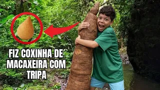 A COXINHA MAIS CROCANTE DO MUNDO, DE MACAXEIRA E TRIPA