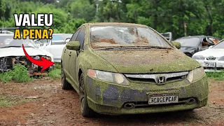 COMPREI UM HONDA CIVIC SI ABANDONADO NUM LEILÃO! SERÁ QUE FUNCIONA? 😱