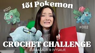 Battling the Struggle to Crochet Bulbasaur | 151 Pokemon Crochet Challenge (Ep. 2)