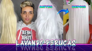 MELHOR FORMA DE LAVAR PERUCAS WIG E LACE SINTÉTICAS