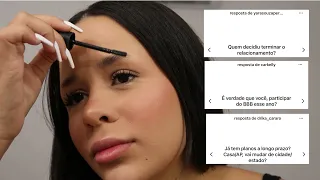 Maquia e fala: quem terminou o casamento? Vou pro bbb? Vou me mudar? (FALEI TUDO!)
