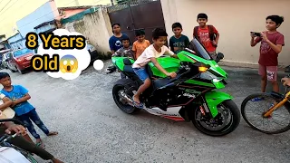 Bacche Ko Dedi Apni Zx10r 😍 Superbike vs Kids 😱❤️