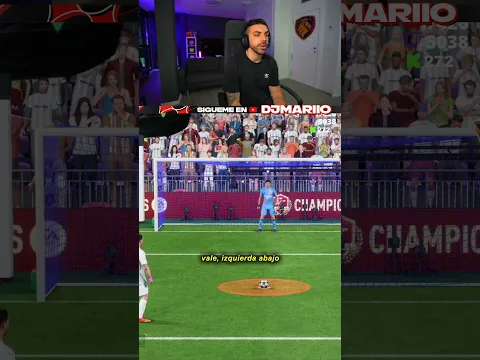 HÉCTOR DECIDE POR DÓNDE TIRO EL PENALTI 😂 #djmariio #fc25