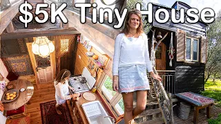 She Spent Only $5K Building Her DREAM Tiny House from Recycled Materials