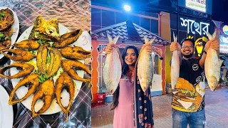 শ্যালিকা নিয়ে মাওয়ায় সাহরী, ২৮০০ টাকার ইলিশ ১৭০০ টাকায় কিনে ফেললাম 😬😬😬