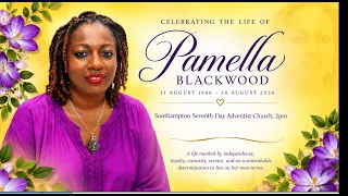 Celebration of Life Service: Pamella Blackwood | Sunday September 13, 2026 |