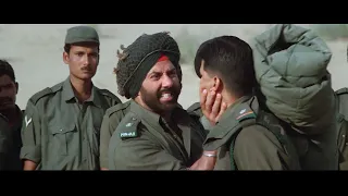हम बॉर्डर पर लड़ रहे है और तुझे छुट्टी चाहिए🔥 | जंग के मैदान में Sunny Deol ने मचाई तबाही | Border
