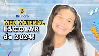 Meu Material Escolar 2024!!