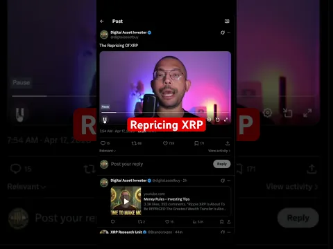 The Repricing of XRP #crypto #xrp #cryptocurrency #bitcoin @digitalassetinvestor