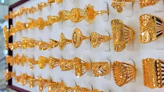 تشكيله جديده 😍من الخواتم موديلات العيد  ذهب عيار 21k من مجوهرات درة 💎