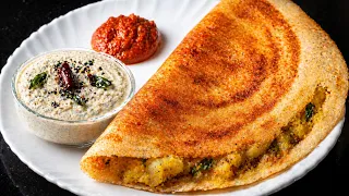 Making masala dosa at home is easy