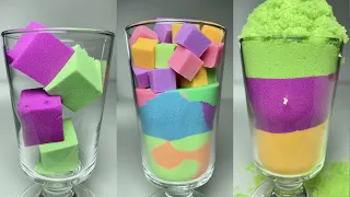 Kinetic Sand ASMR, Drop and squish.