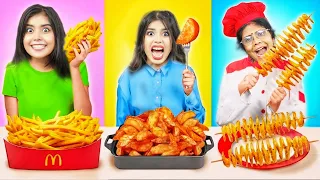 Extreme Raw, Boil, Fry Challenge!! *disgusting* 🤢