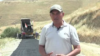 РОҲИ ДЕҲАИ ОЛИМОБОДИ ШАҲРИ ТУРСУНЗОДА  АСФАЛТПУШ ГАРДИД!