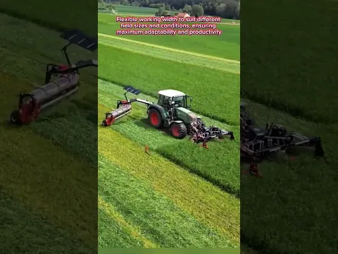 Combines mowing and raking ##❗️❗️