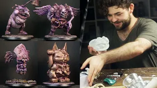 Kitbashing 7 Daemon Princes  - The Nurgle Diaries Ep.9 | AoS Fantasy 40k