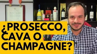 🍷 ¿PROSECCO, CAVA o CHAMPAGNE?🍷