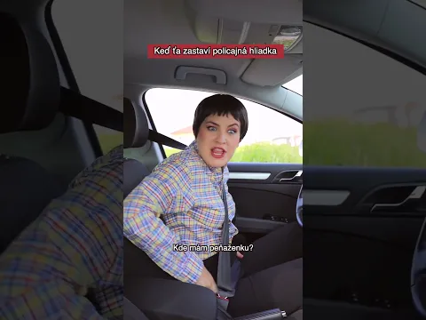 Keď ťa zastaví polícia 🙉😅 #denisavysnovska #vtipnávidea #zabava #sranda #srandamusibyt #memeczsk