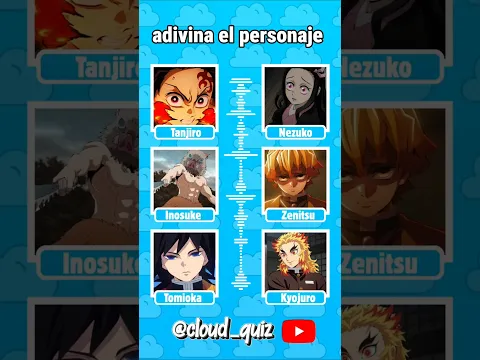 ⚔️ Adivina el PERSONAJE de DEMON SLAYER 🗡️🔥 ?#AdivinaElPersonaje #DemonSlayer #short #shortvideo