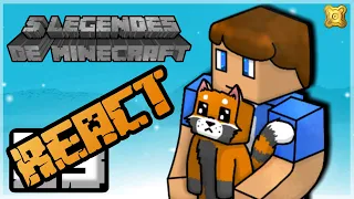React Live : 5 LEGENDES DE MINECRAFT SIPHANO
