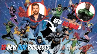 15 Next/Upcoming James Gunn DCU movie/show EXPLAINED! SUPERMAN, Supergirl, Lanterns, Batman & Robin