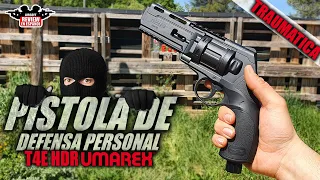 Protege 🚷 tu Hogar 🏡 - PISTOLA TRAUMATICA CAL.50 T4E HDR UMAREX | Airsoft Review en Español