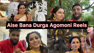 Aise Bana Durga Agomoni reels || Keshavi chhetri || Vlog #durgapuja #keshavi #vlog