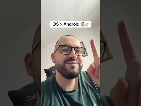 iOS vs Android 🧑🏻‍💻 #ios #ios26 #iosvsandroid #iphone #iphone17