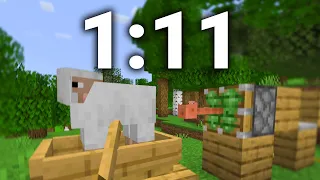 Minecraft Sheep F*cker Speedrun FWR (1:11)