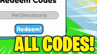 ALL WORKING CODES OF *FAKE* Pet Simulator X - Roblox