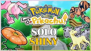 ✨ [RETO POKÉMON] ¿ME PUEDO PASAR POKÉMON LET'S GO! PIKACHU SOLO CON POKÉMON SHINY?