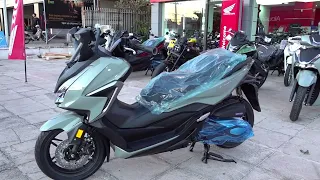 unboxing HONDA FORZA 350 - special grey color 2022