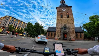My First Wolt Delivery In Oslo 🇳🇴 | Bike Courier POV | 4K