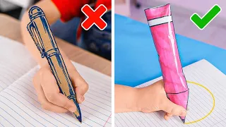 TOO COOL FOR SCHOOL ✨ I MADE MY OWN SCHOOL SUPPLIES ✏️ 🌈