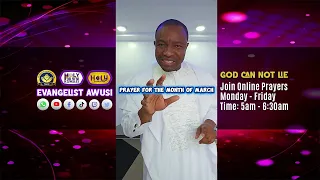 GOD CAN NOT LIE SO JUST COMMAND THE MORNING