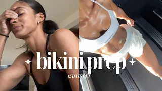 Bikini Prep Diaries | bikini girl diet 12 days out + endless cardio | SHANICE MASON VLOGS