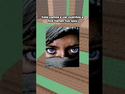 ¿Qué edad tienen tus ojos? 😳👁️#roblox #rblx #relatable