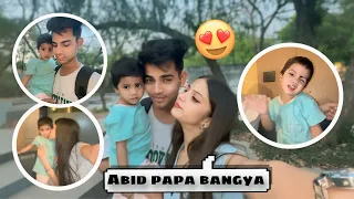ABID को पापा बाना दिया 😂 || CHUJI के साथ BOHOT मस्ती की SABNE 😍 || NITISHA 09